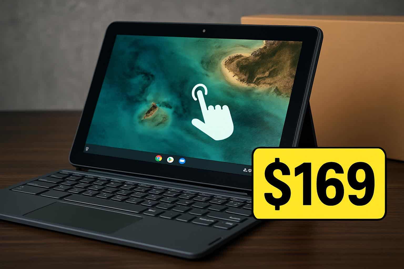 Touchscreen Asus Chromebook on sale for $169.99, limited stock