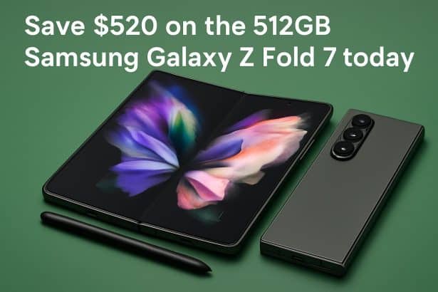 Samsung Galaxy Z Fold 7 512GB foldable phone, 0 off deal