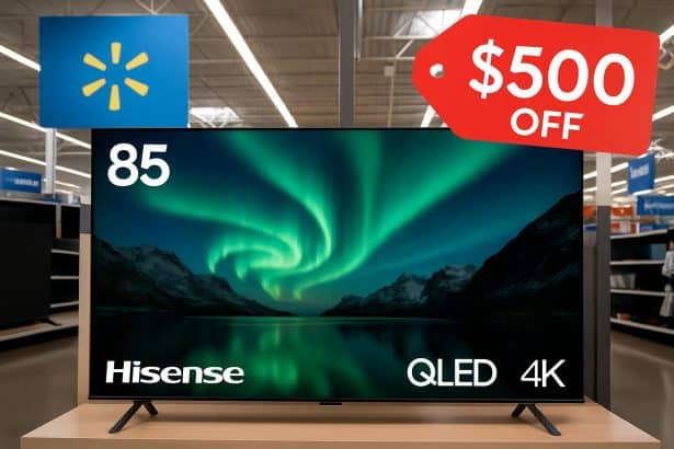 85-inch Hisense U7 QLED 4K TV 0 off at Walmart