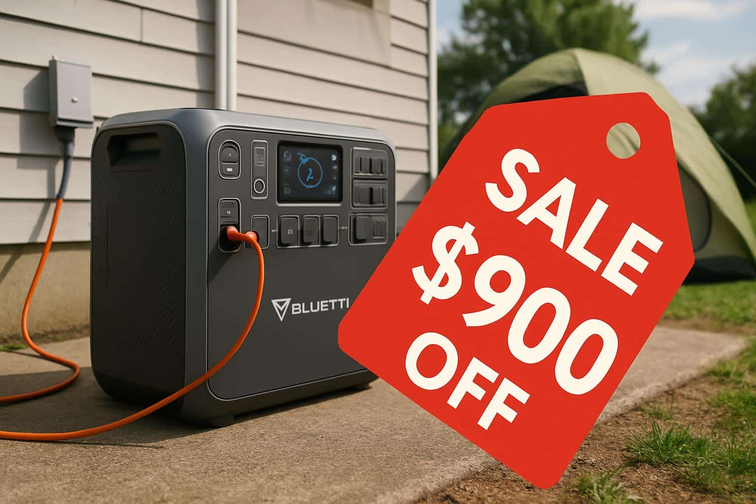 Bluetti AC200L portable power station $900 off sale