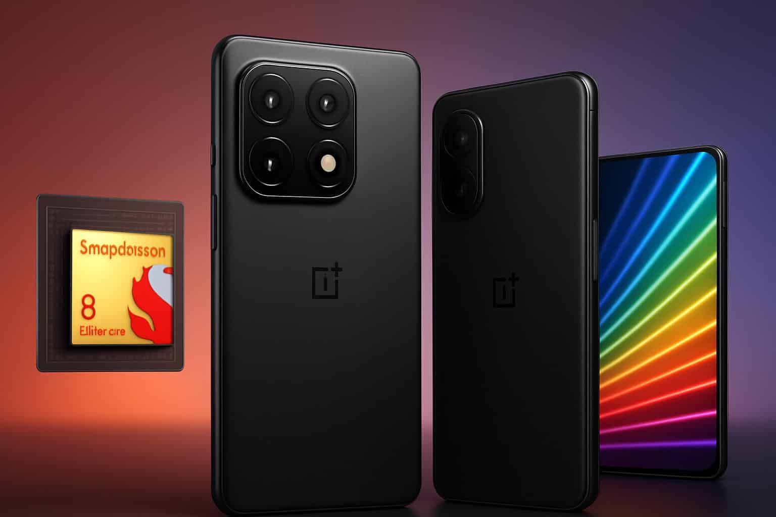 OnePlus 15 flagship smartphone lineup launch teaser illustration