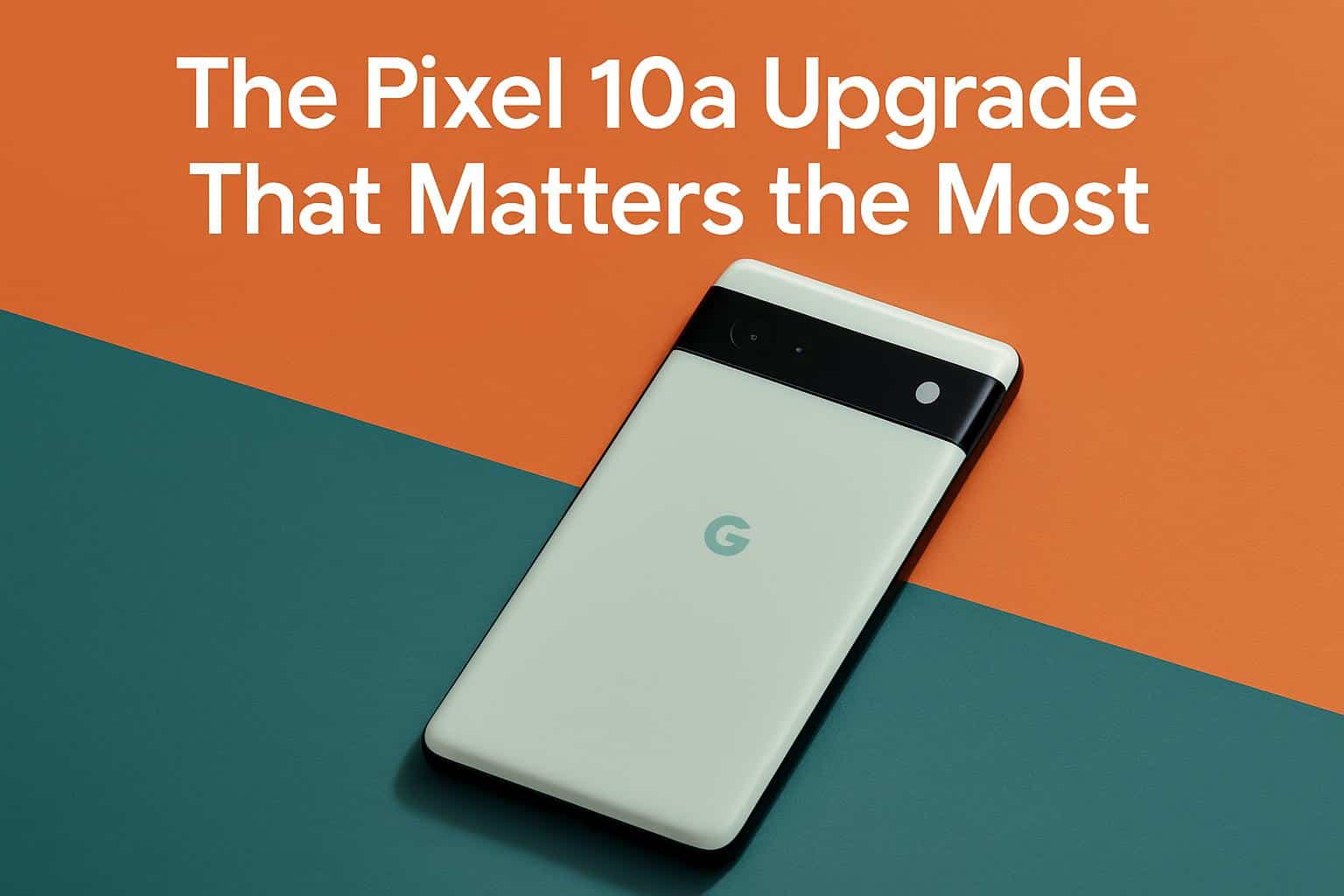 Google Pixel 10a smartphone showcasing its most important upgrade