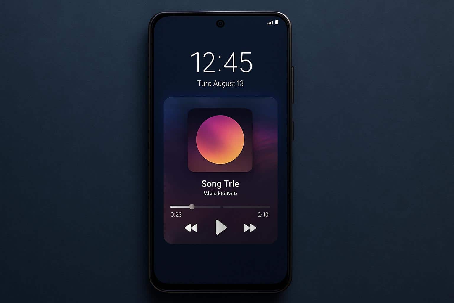Samsung One UI 8.5 lock screen shows new media animation on Galaxy phone