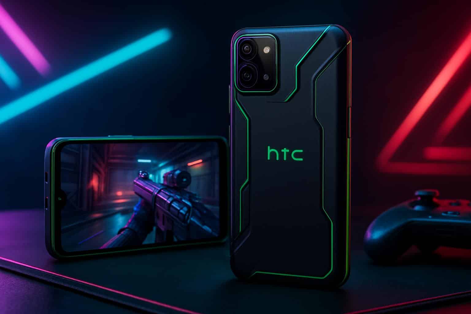 HTC Wildfire budget gaming smartphone showcased at GITEX tech expo