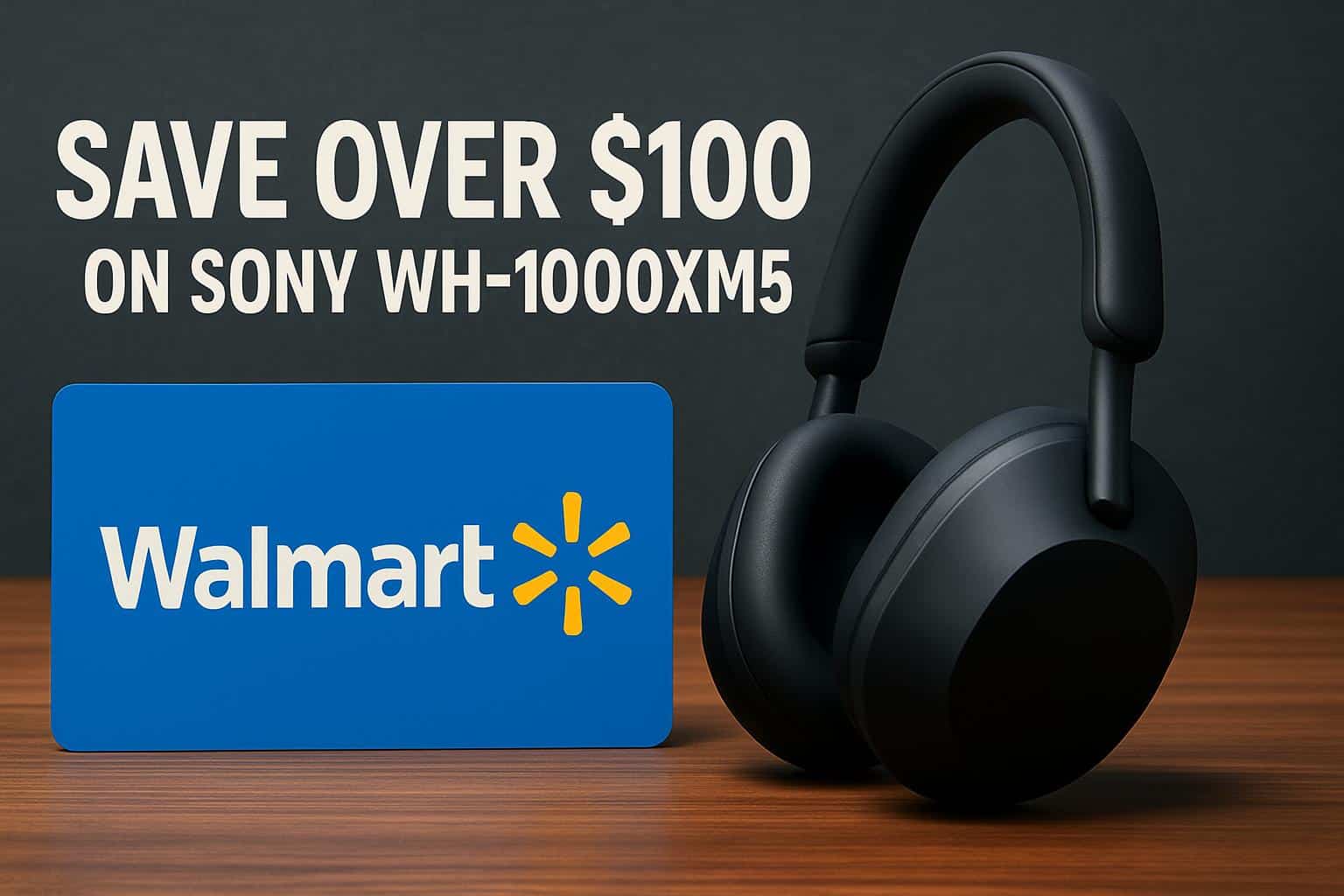 Sony WH-1000XM5 noise-canceling headphones on sale at Walmart, save over 0