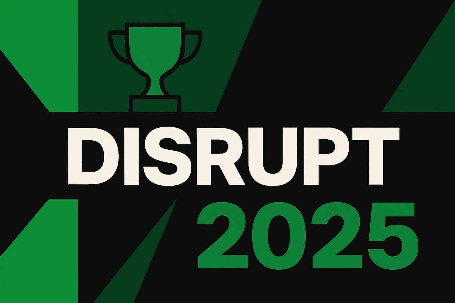 TechCrunch Disrupt startup showcase stage with pitches and demos
