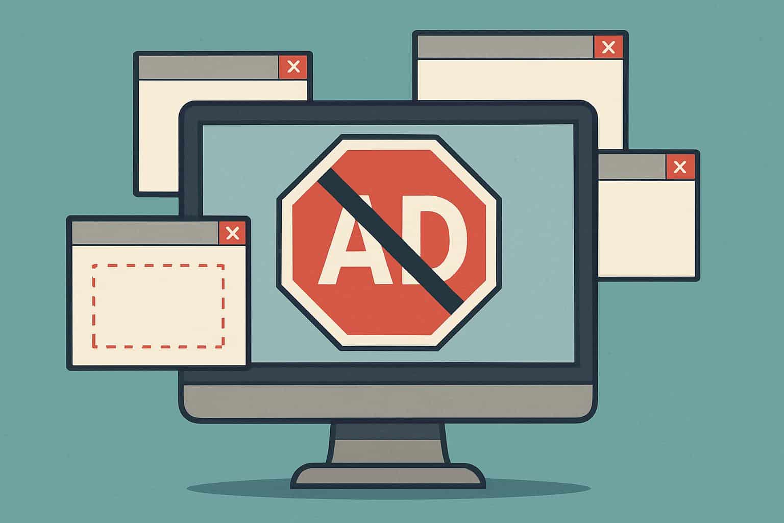 $40 ad blocker blocks ads and pop-ups, no subscription needed