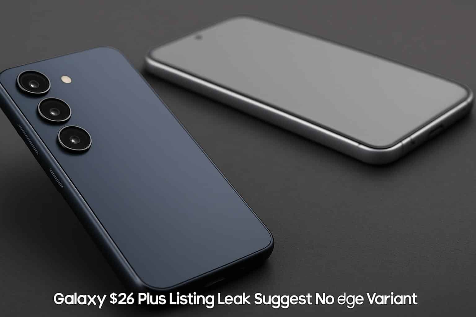 Samsung Galaxy S26 Plus listing leak indicates no Edge variant