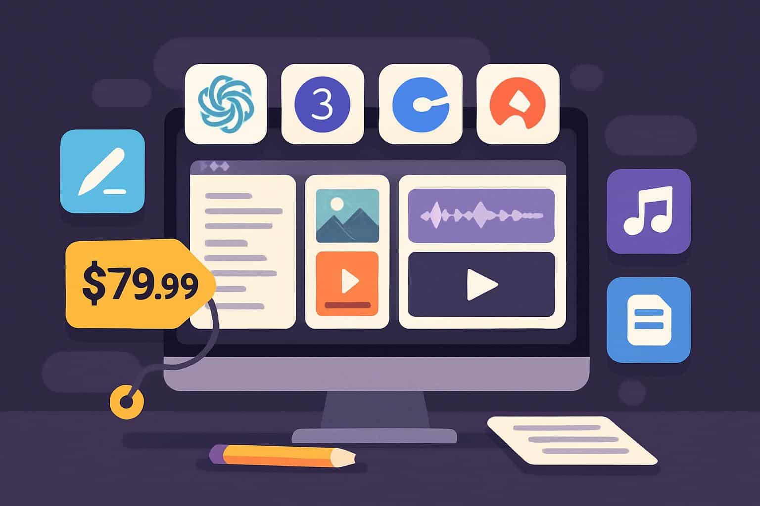 All-in-one AI tools suite bundle on sale for $79.99