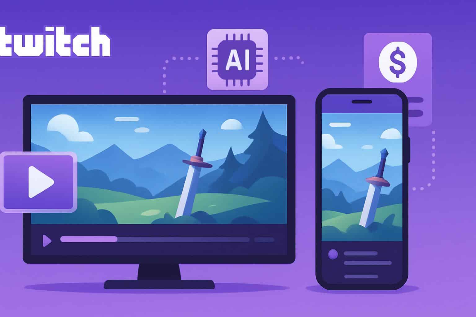Twitch launches AI Clips and sponsorships with dual-format streams