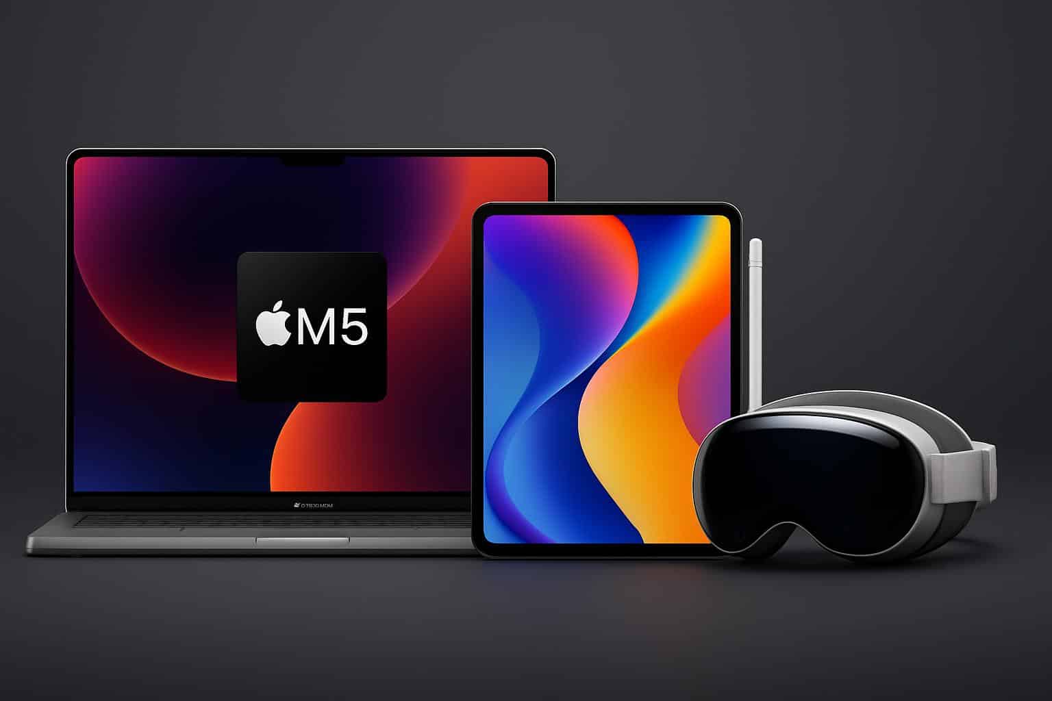 Apple M5 MacBook Pro, iPad Pro and Vision Pro lineup