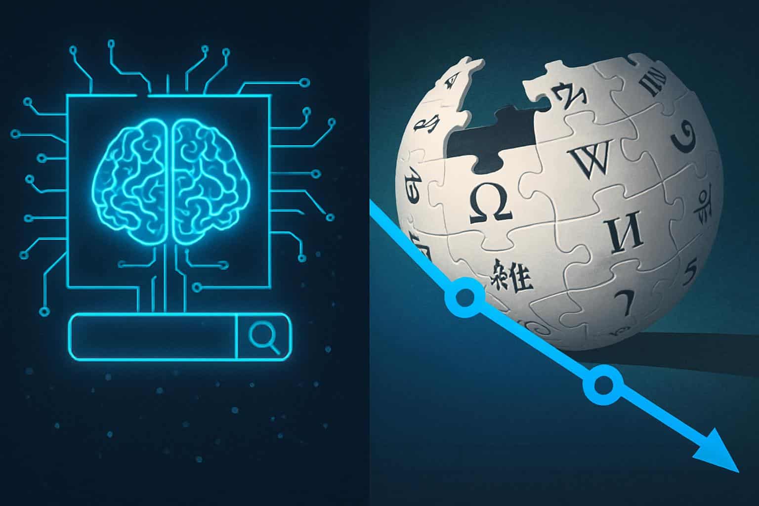 AI answers in search results erode Wikipedia traffic