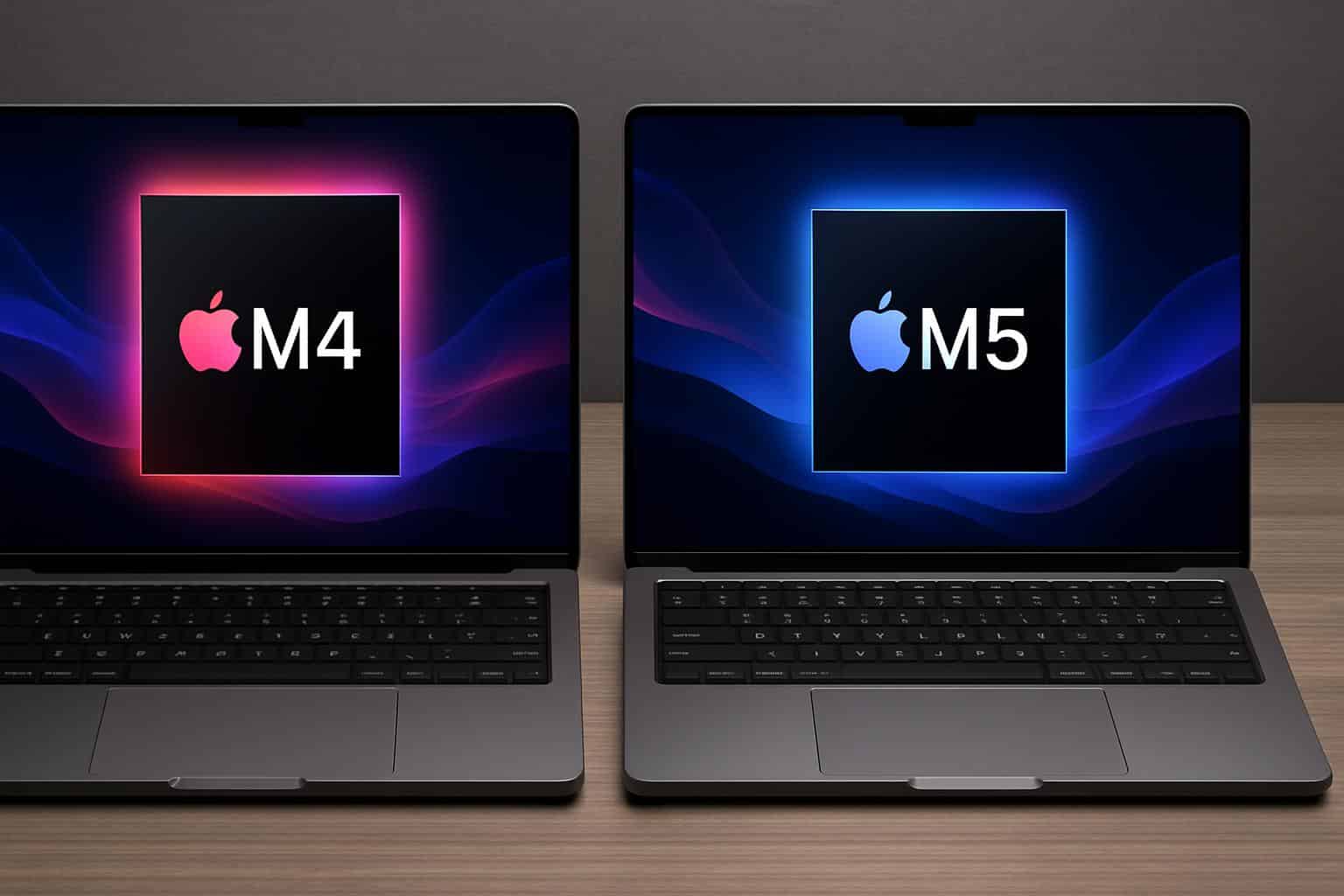 Apple MacBook Pro M5 vs M4 side-by-side, upgrade and performance comparison