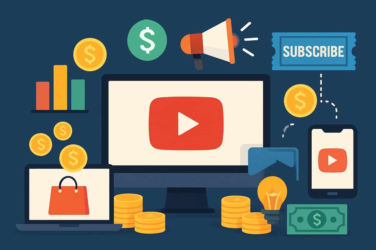 YouTubers use multiple monetization strategies to sell videos on YouTube