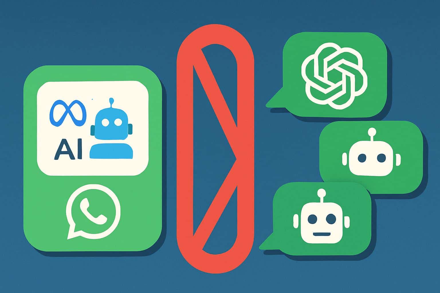 Meta limits WhatsApp chatbots to Meta AI, blocking other AI providers