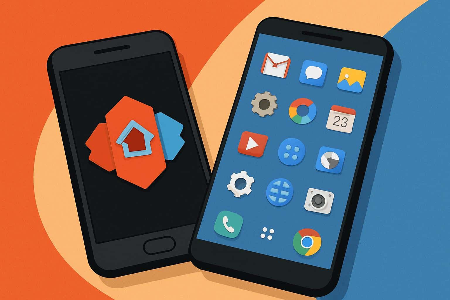 Nova Launcher best feature on an Android home screen in a new launcher