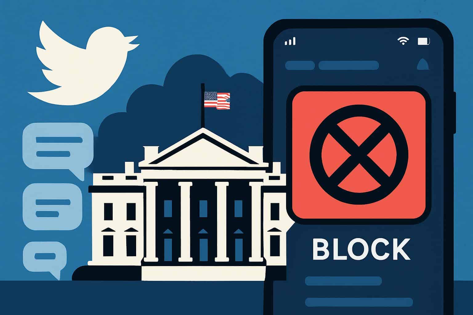 Bluesky adds the White House account to its blocklist