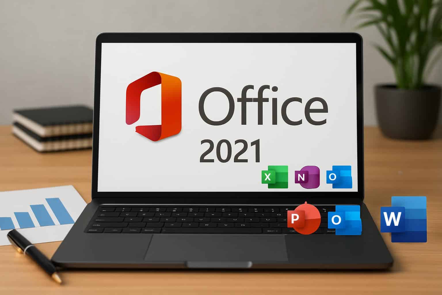 Microsoft Office 2021 deal to boost Q4 productivity, Word Excel PowerPoint icons