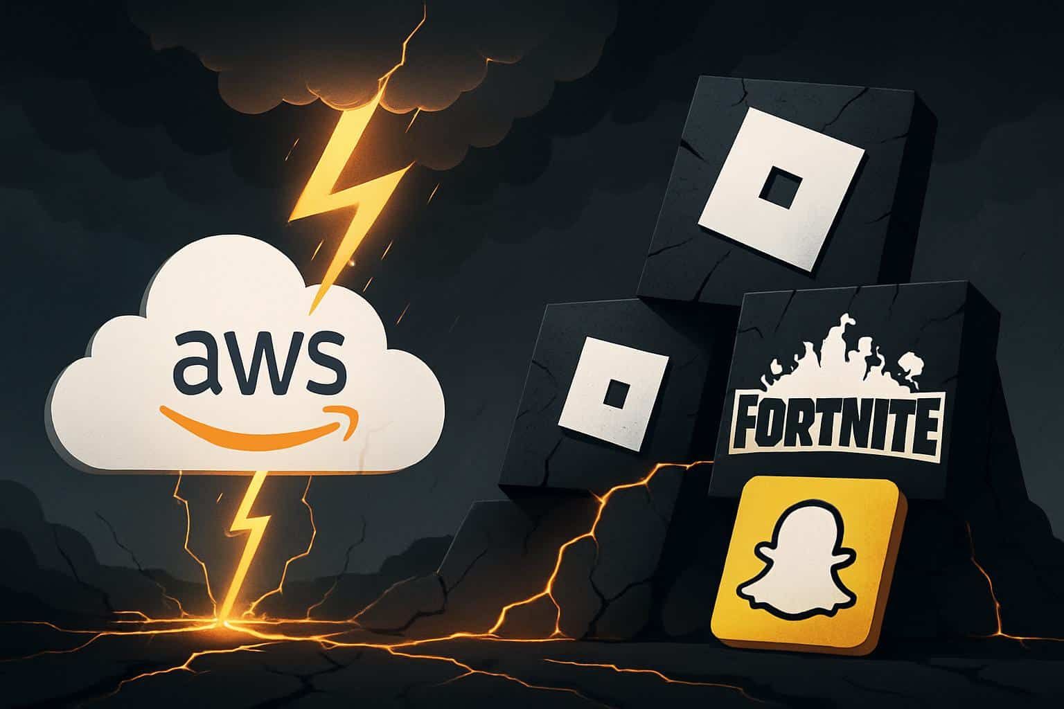 Massive Amazon Web Services outage disrupts Roblox, Fortnite and Snapchat