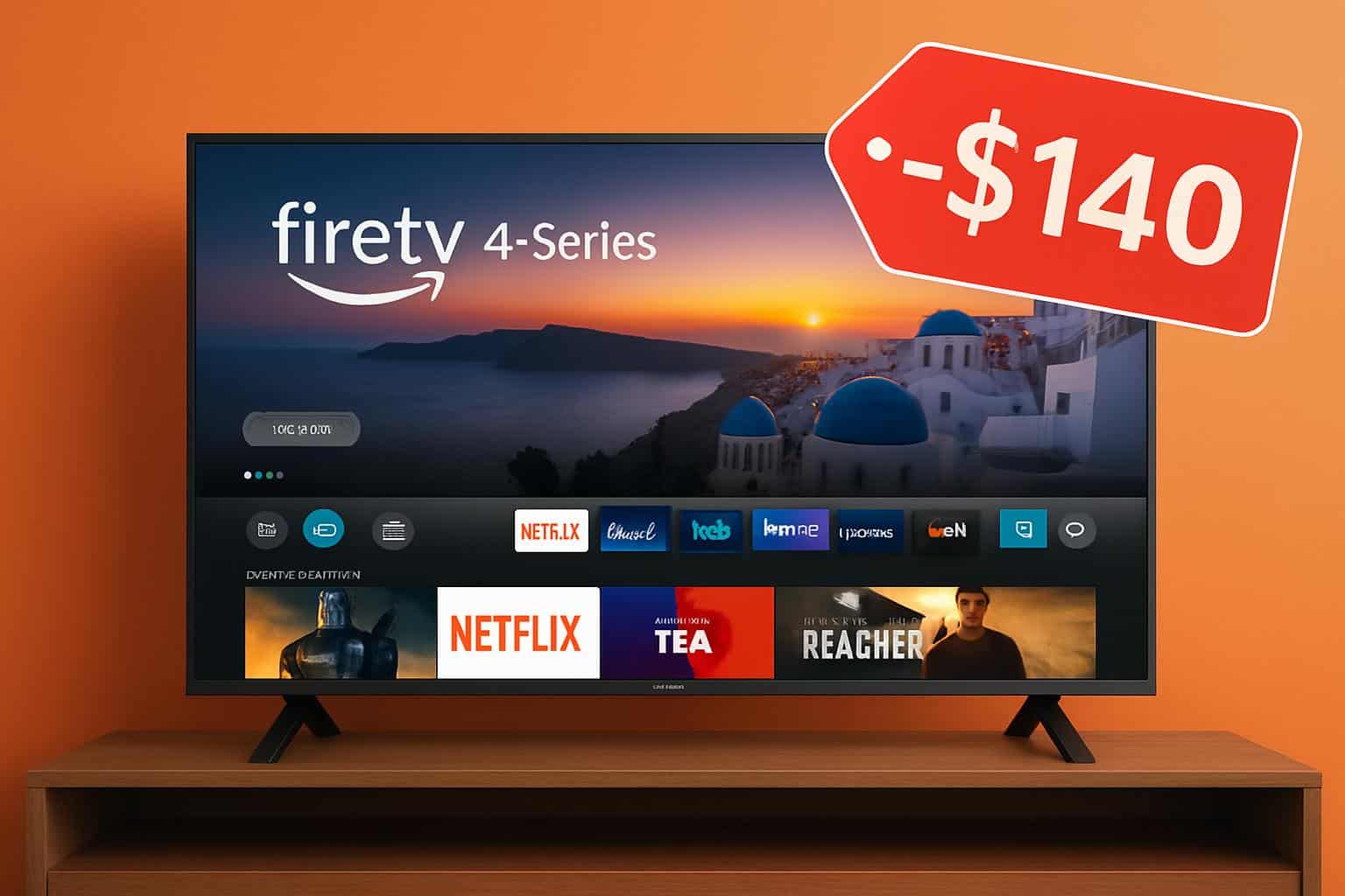 Amazon Fire TV 4-Series 50-inch 4K smart TV 0 off sale