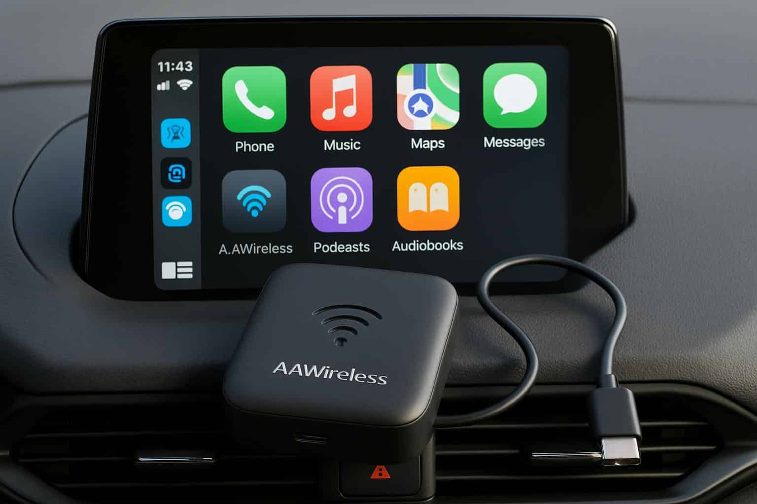 AAWireless Two Plus with Apple CarPlay support launched