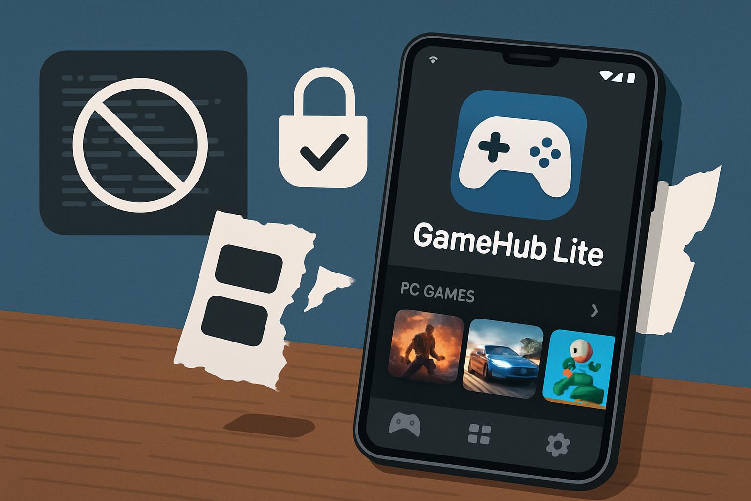GameHub Lite removes trackers and permissions from emulator, boosting privacy