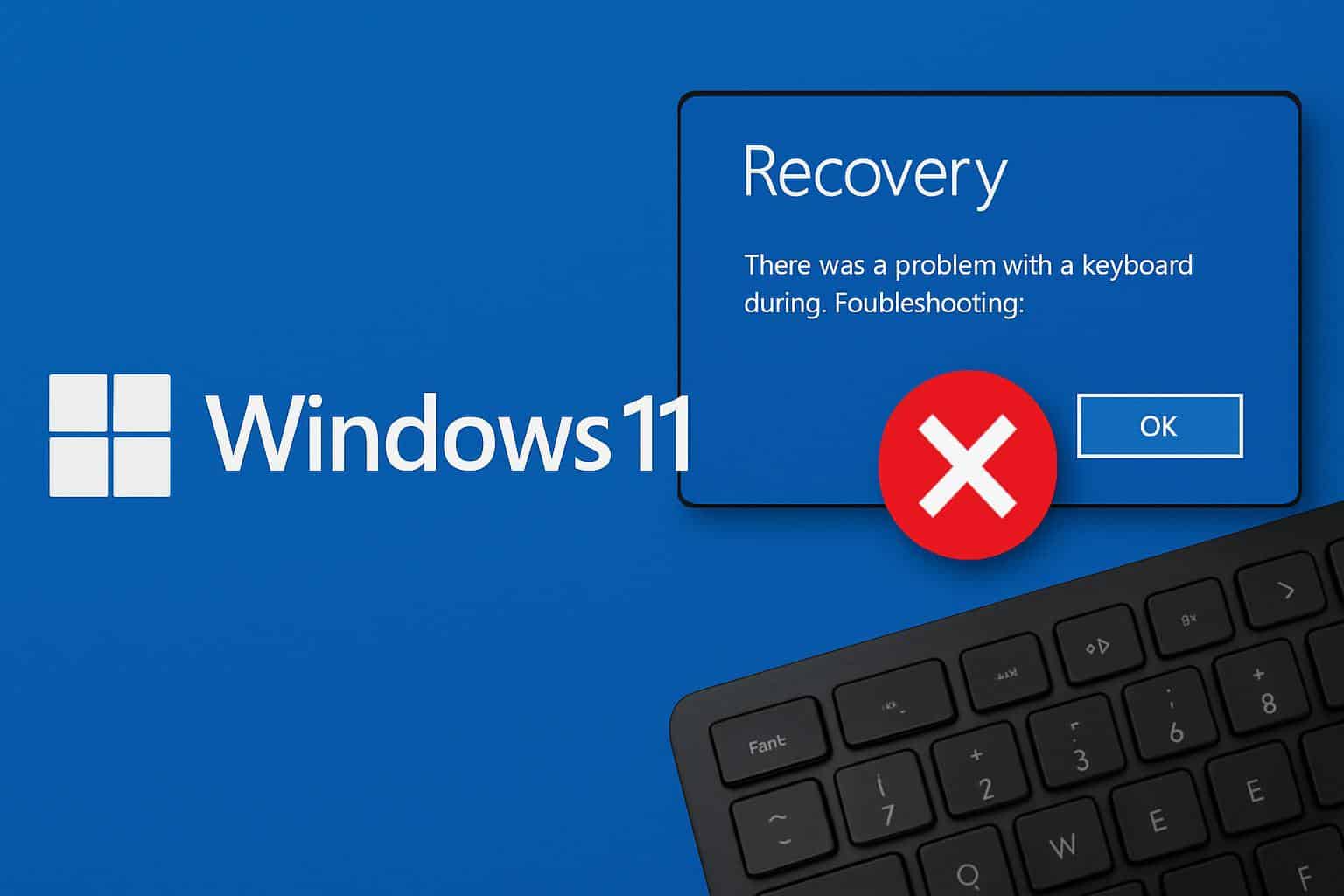 Windows 11 update breaks recovery mode input