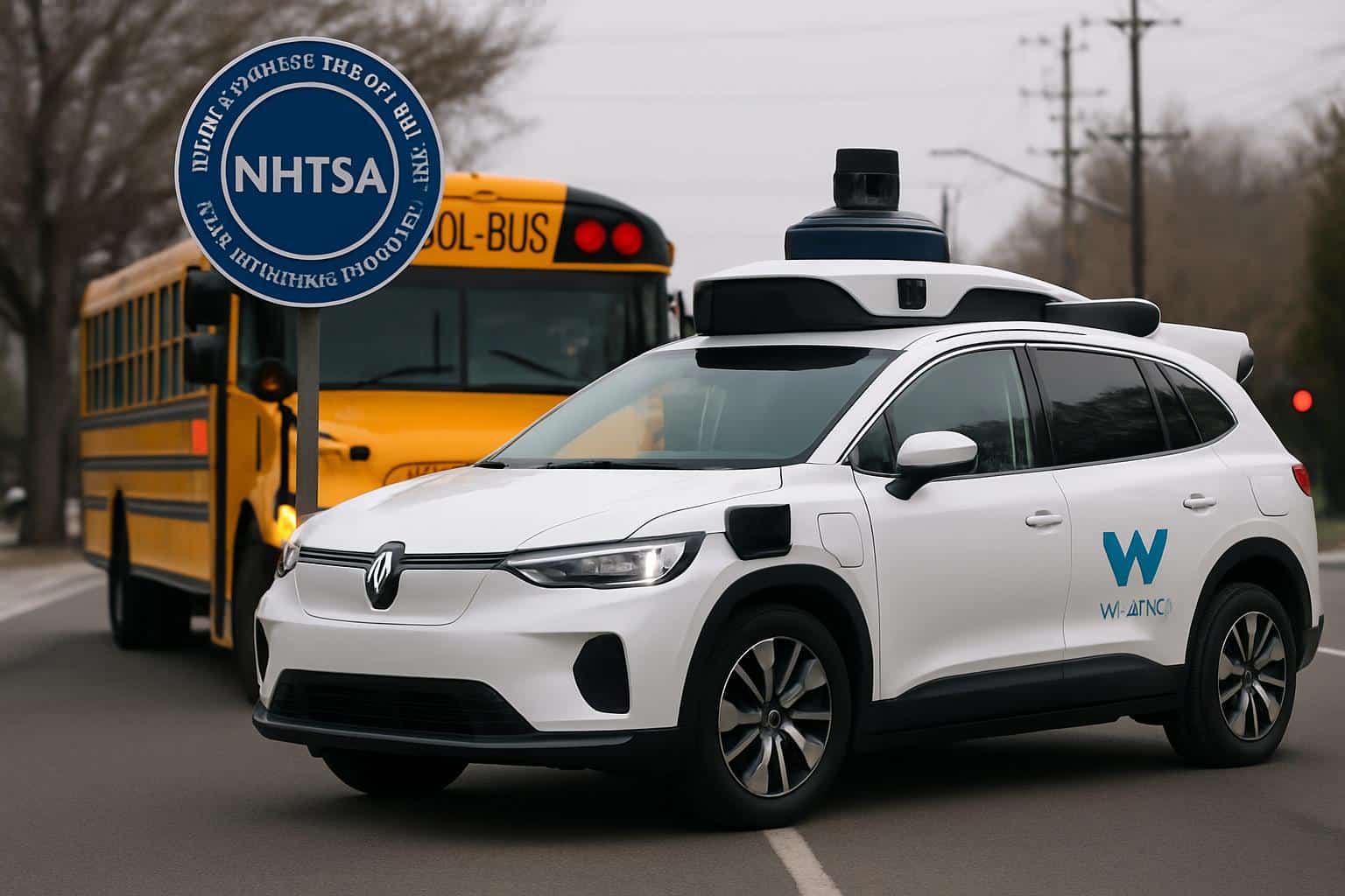 NHTSA probes Waymo robotaxi after school bus incident