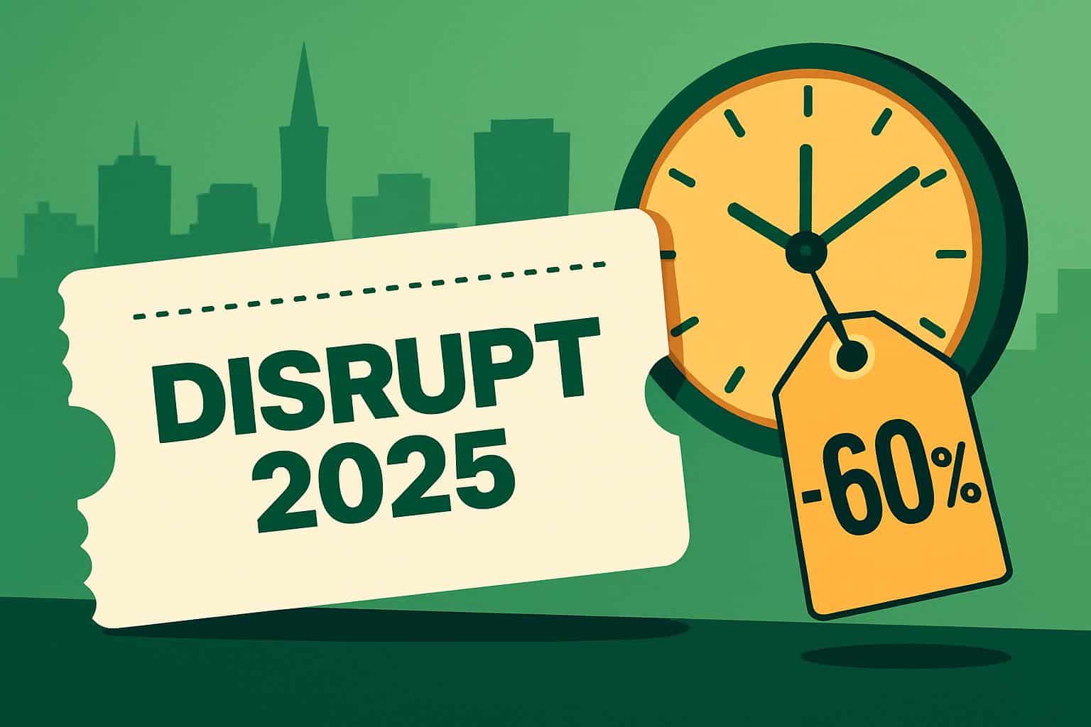 Disrupt conference last-minute deal: save 60% on plus-one ticket