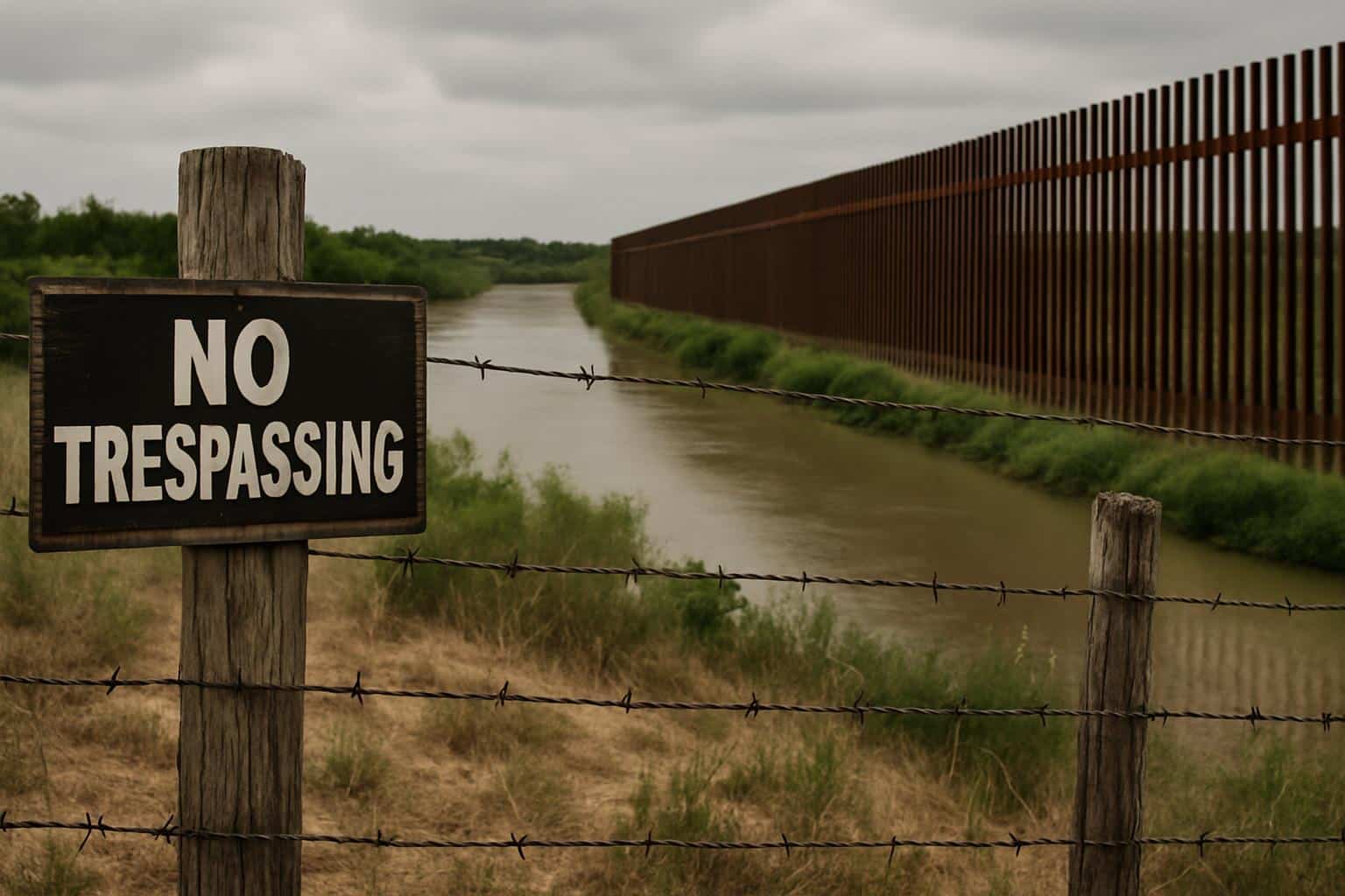 Rio Grande land dispute lawsuit over US–Mexico border riverfront property rights