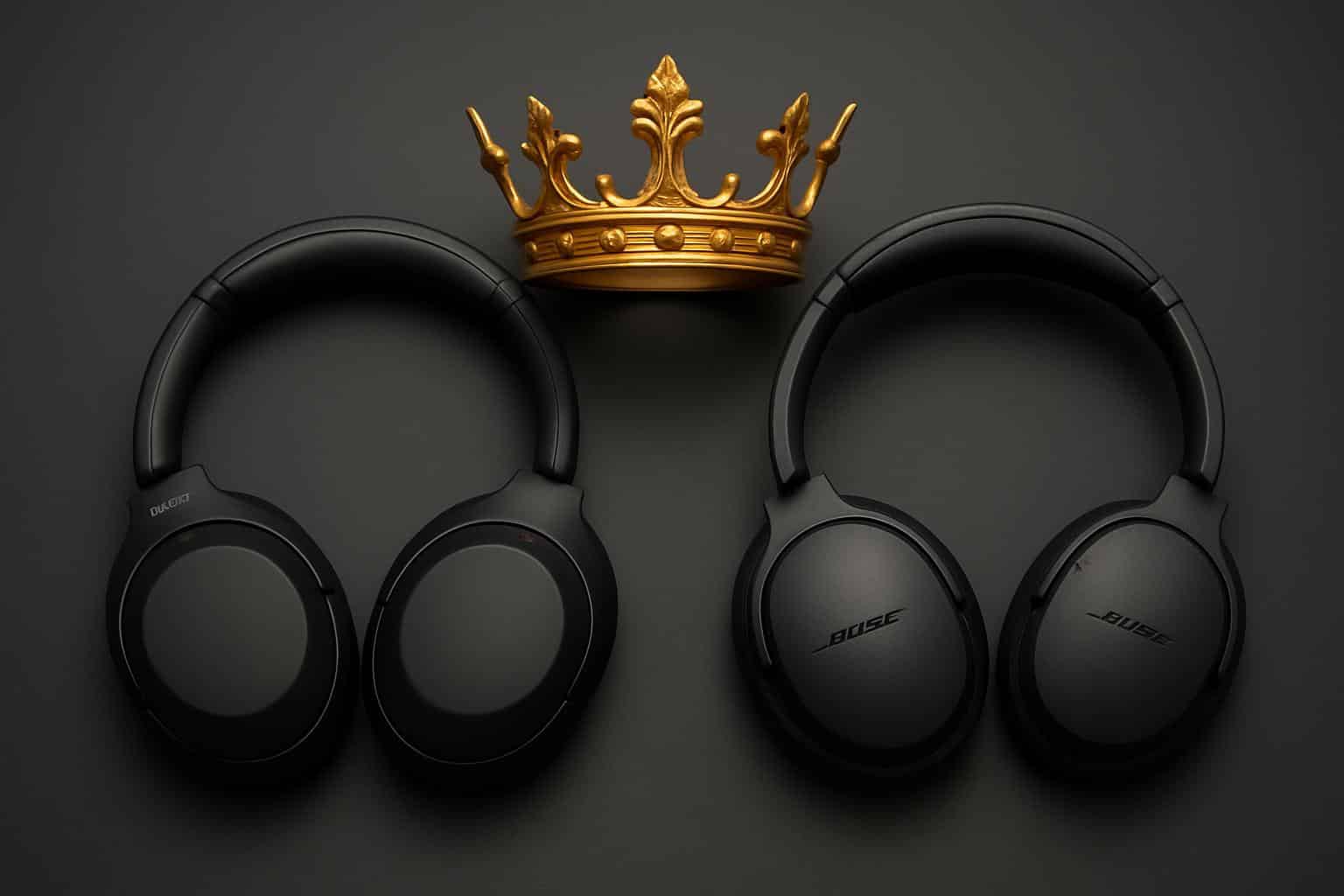 Sony vs Bose active noise cancellation headphones side-by-side comparison