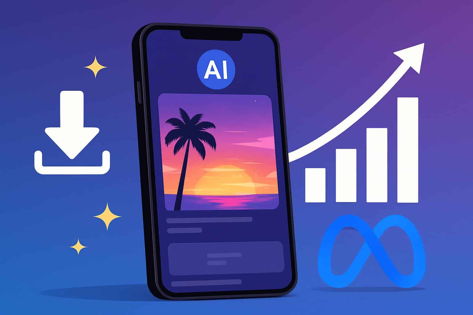 Vibes AI feed drives surge in Meta AI downloads and daily active users