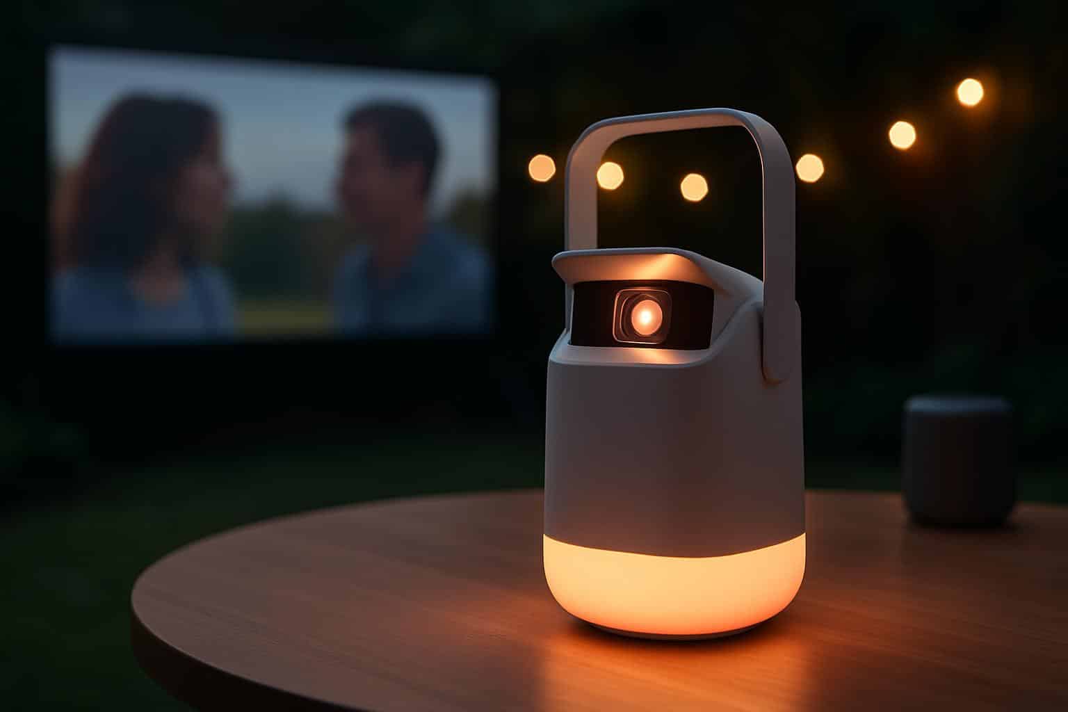 Vibe One Projector portable social cinema you can carry anywhere
