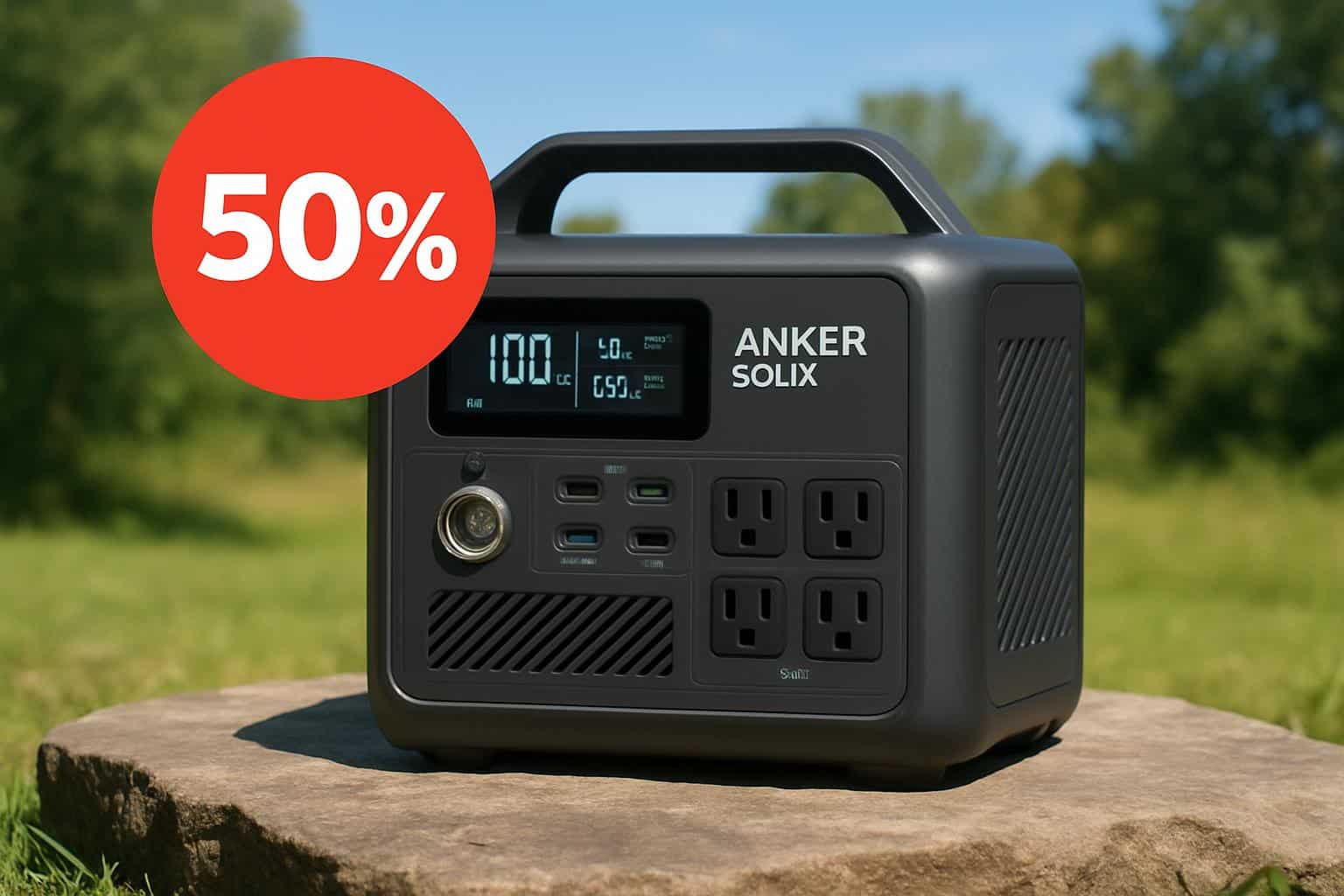 Anker Solix C1000 Gen 2 portable power station, 50% off deal