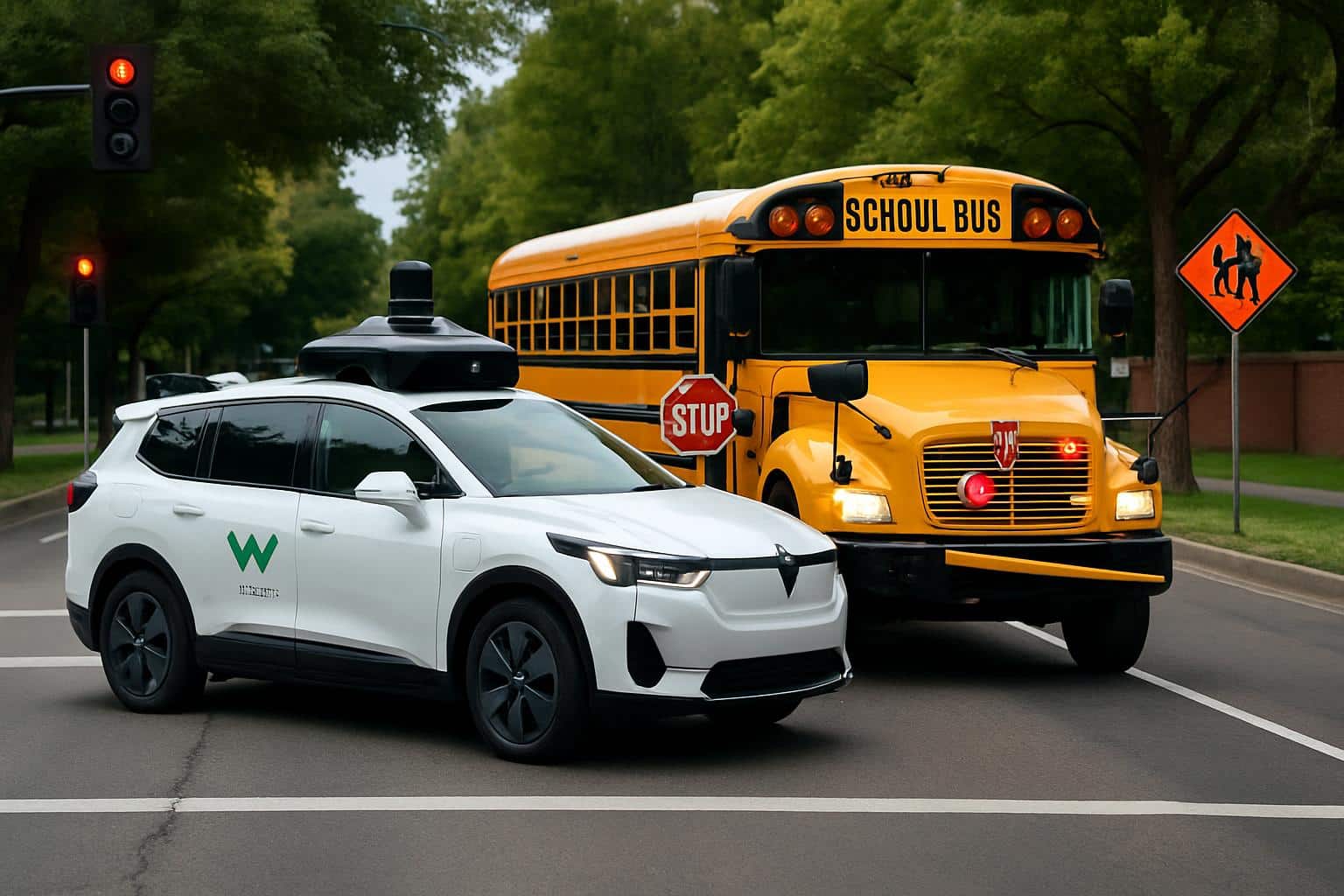 Waymo robotaxi passes school bus amid safety investigation