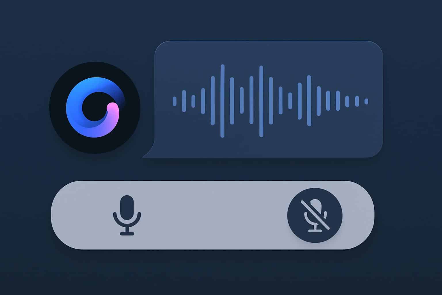 Gemini Live voice interface showing new microphone mute button