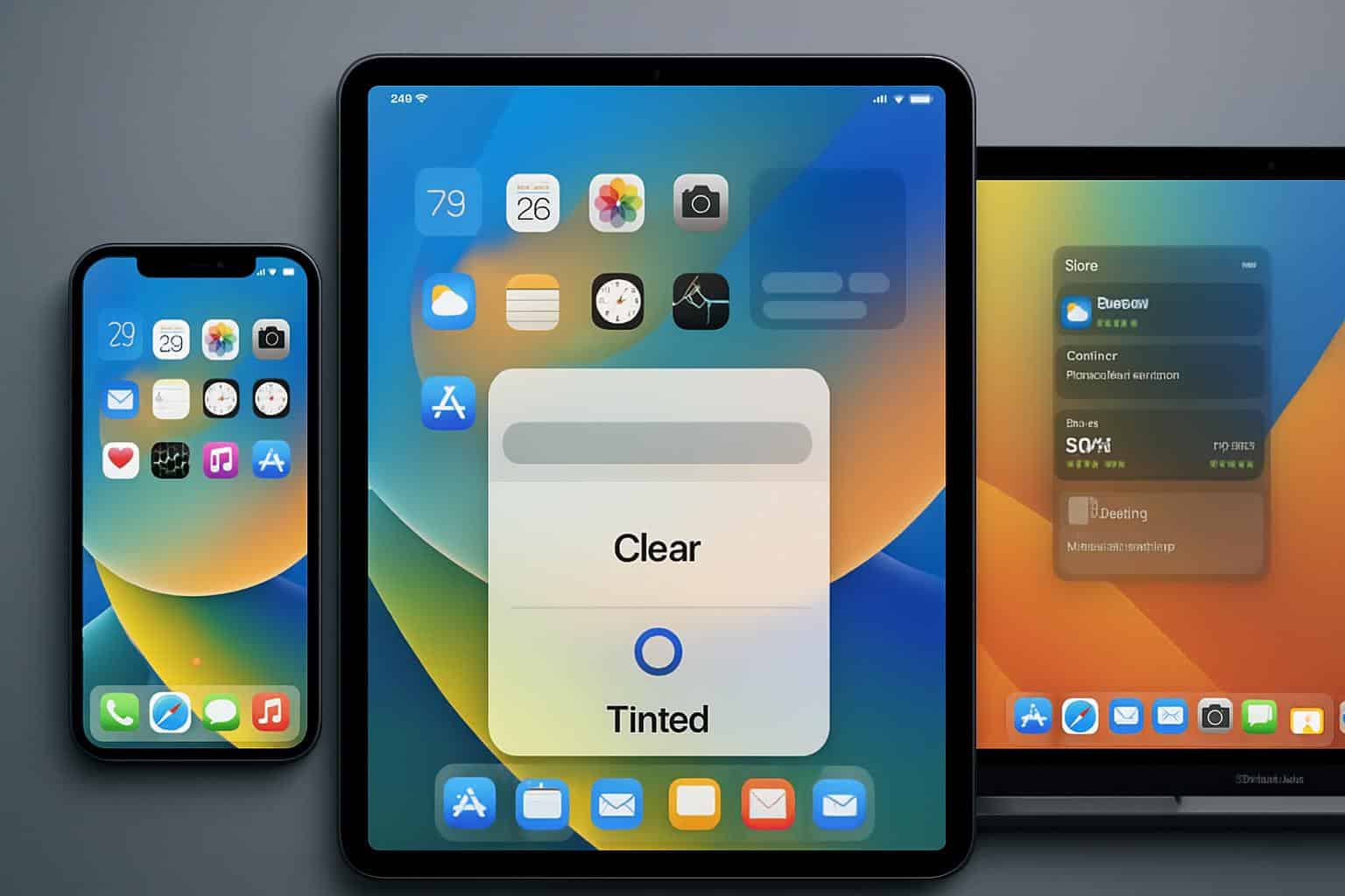Apple testing adjustable liquid glass concept with variable transparency control