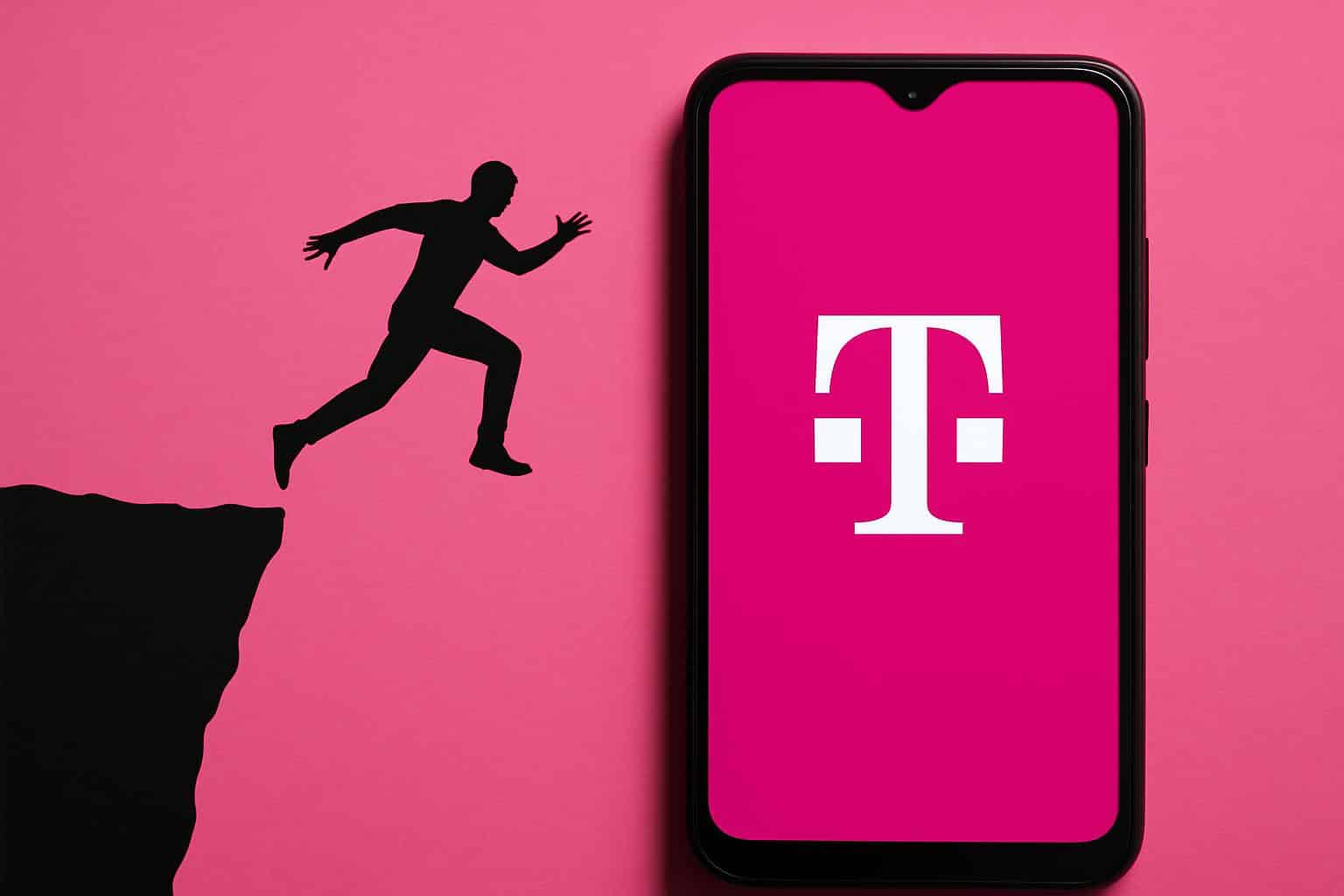 T-Mobile storefront logo amid customer churn and carrier switching concerns