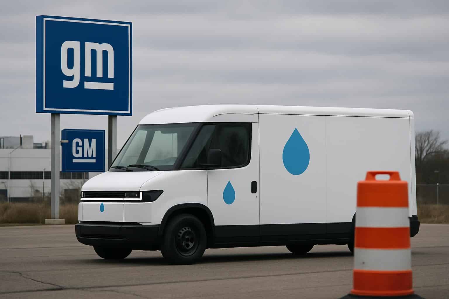 BrightDrop electric delivery van as GM backs off the program