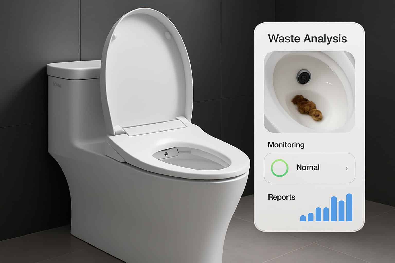 Kohler Dekoda smart toilet with camera that reports on waste