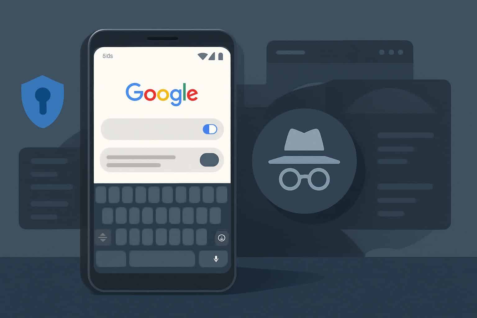 Incognito search mode tested in Google app on Android smartphone interface