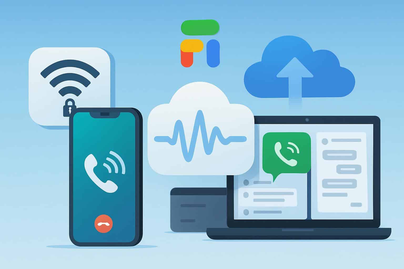 Google Fi Feature Drops with AI call boost displayed on smartphone screen