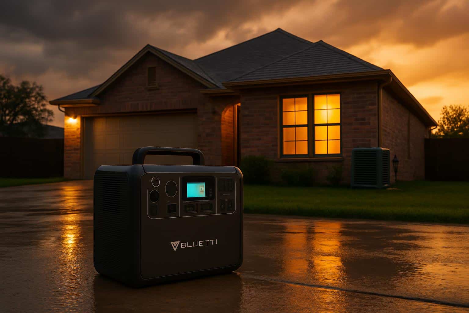 Illustration of Bluetti Apex 300 portable power station on sale