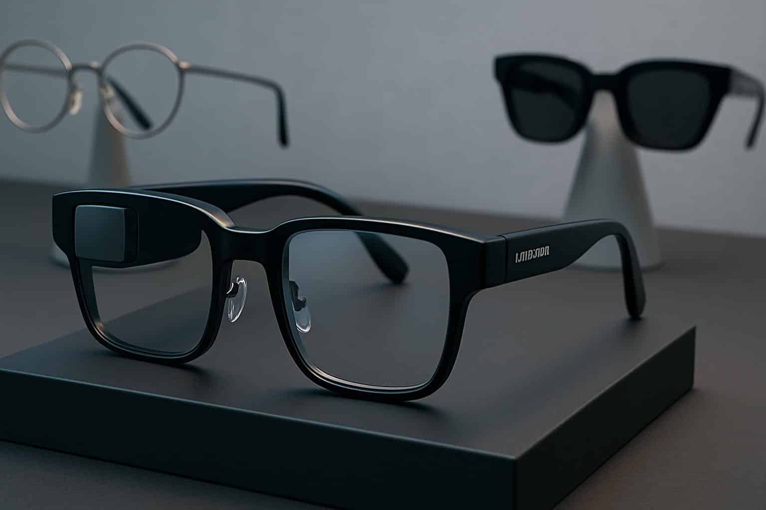 Samsung smart glasses and fashion brand partnership concept for wearable tech