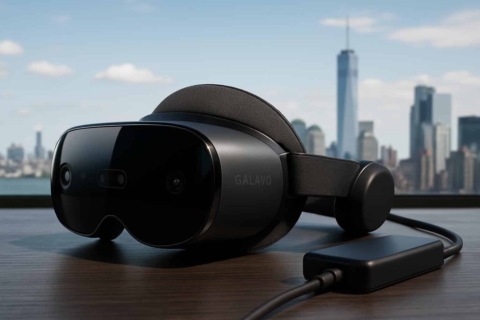 Samsung Galaxy XR headset concept highlighting wider field of view in mixed reality