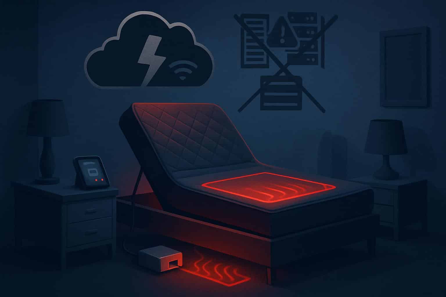 AWS DynamoDB outage leaves smart bed overheating and stuck, error alert on display