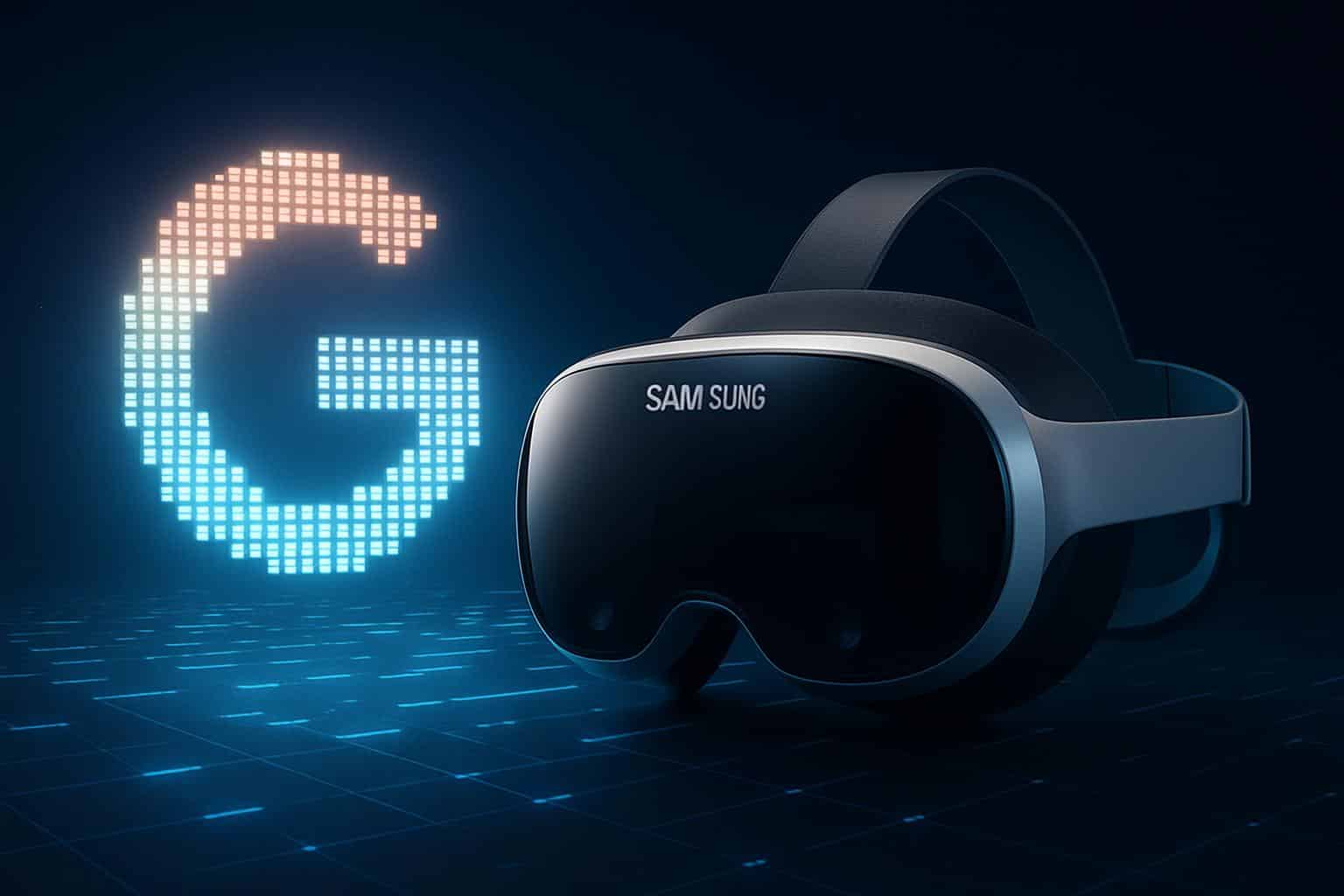 Samsung Galaxy XR Silent Pixel Experience with abstract pixel-based XR visuals