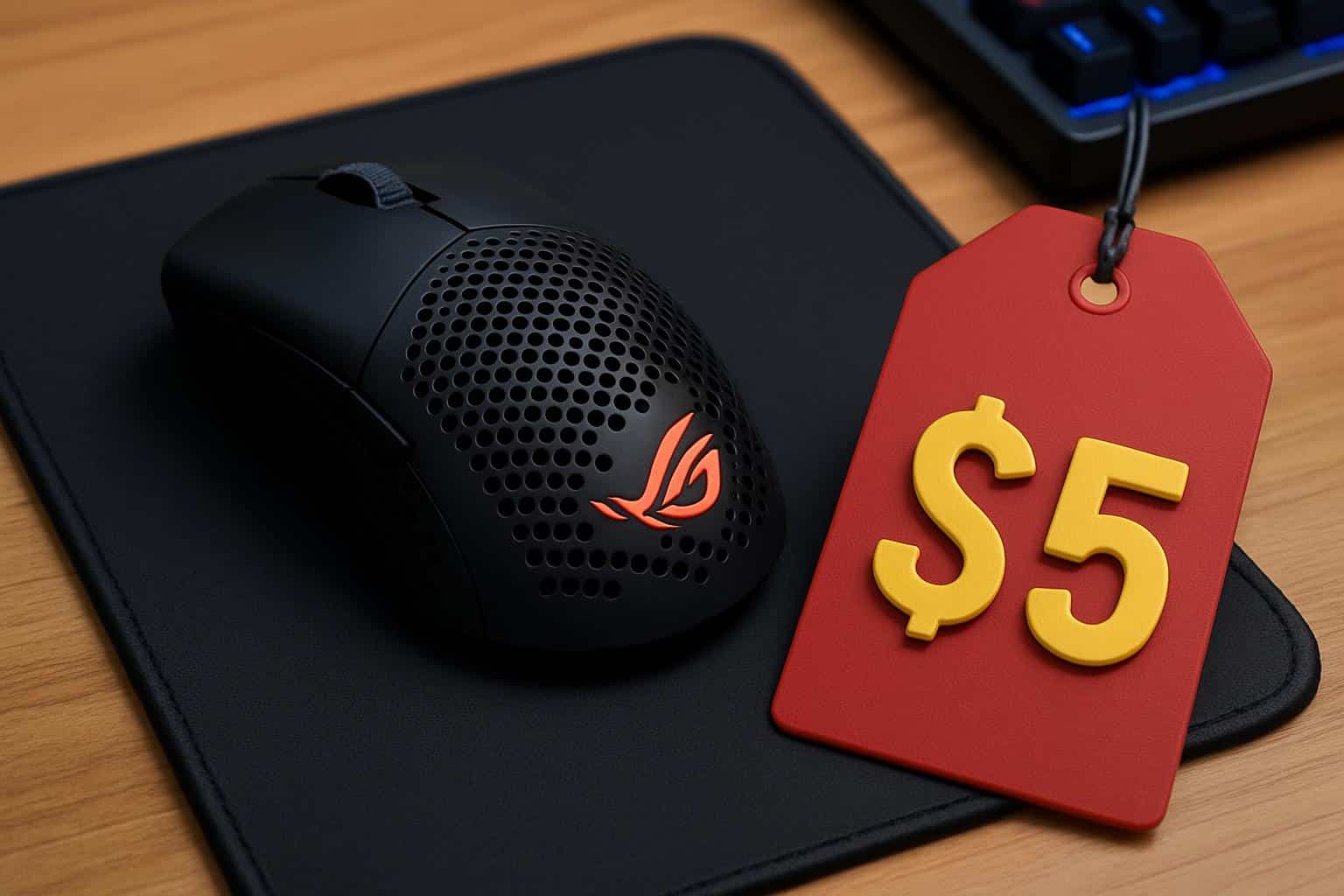 Asus ROG Harpe Ace gaming mouse on sale, $65 off