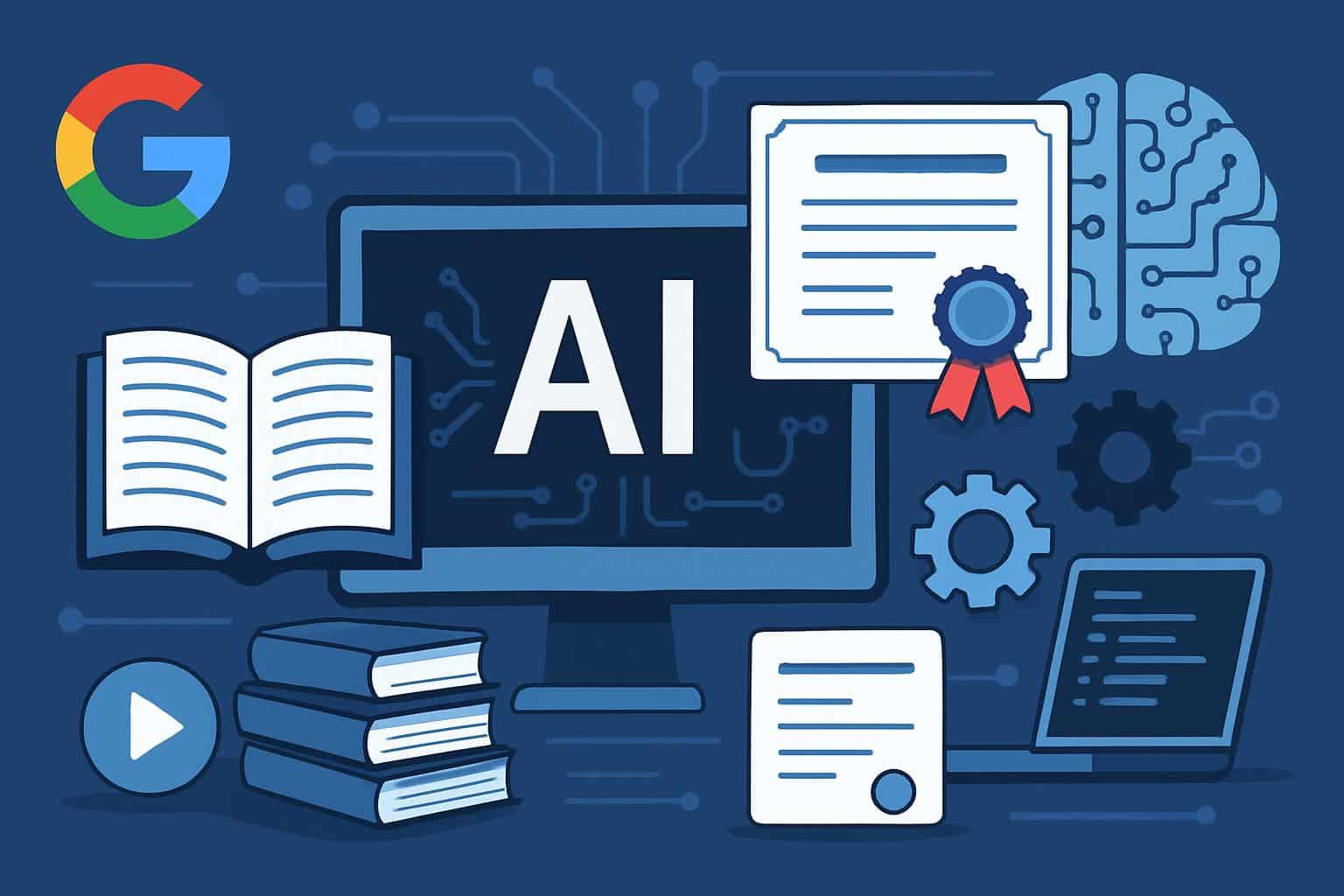 Google launches 3,000 free AI courses with certificates