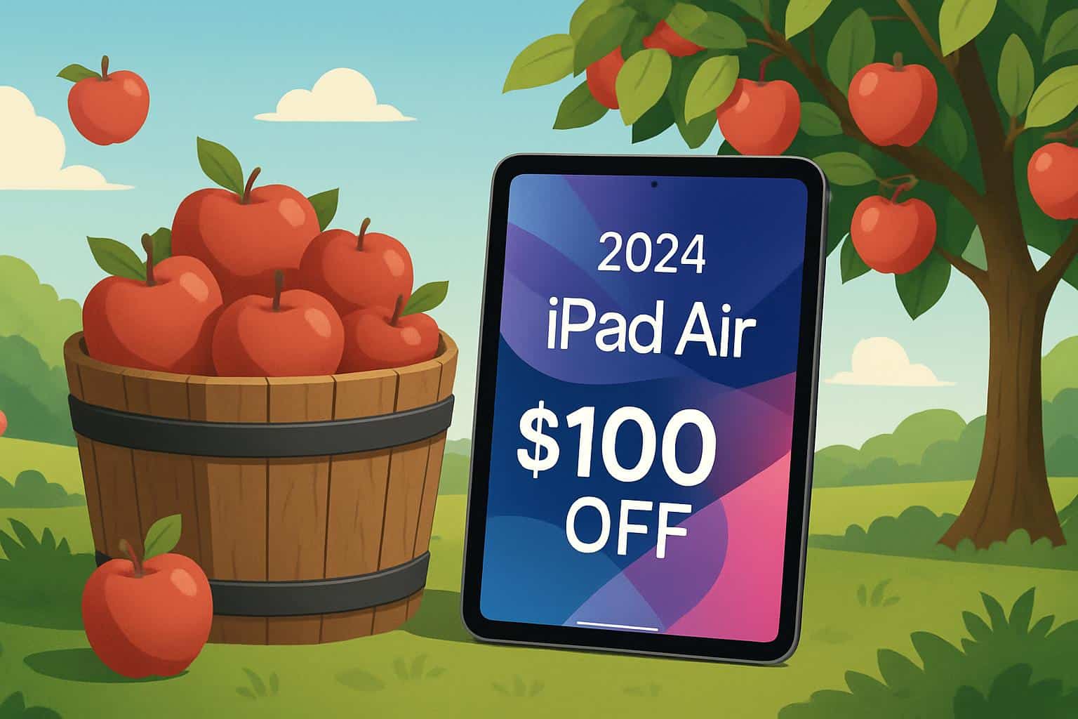 2024 iPad Air sale: Apple Picking Season deal, save $100
